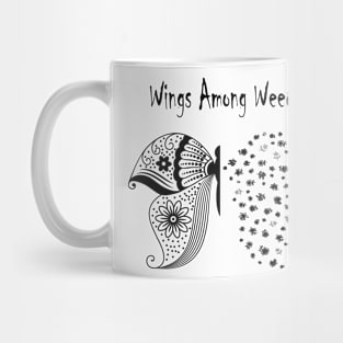 Butterfly Wings Flower Lovers Best Gift For Mothers day Mug